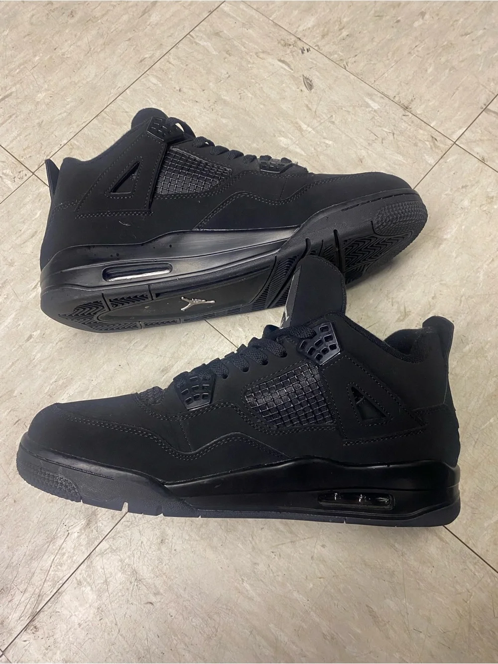 Jordan Retro 4 “Black Cat” Retro Basketball Sneakers